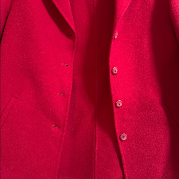 Talbots Red Wool Blazer - Picture 2 of 7
